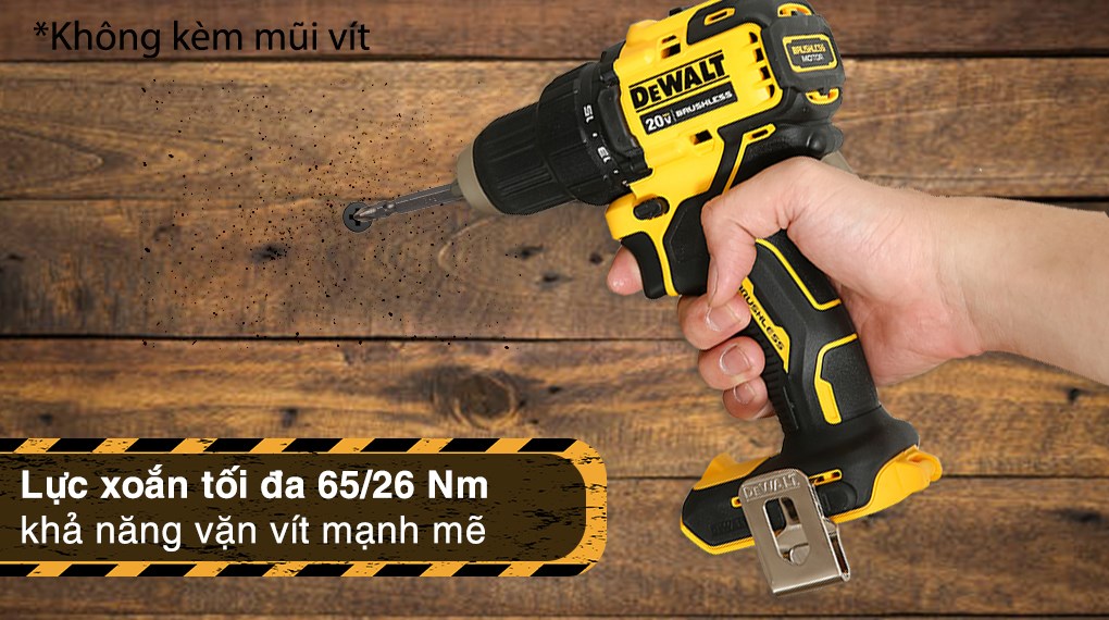 Máy khoan vặn vít pin Dewalt DCD708N-KR 20V (không kèm pin, sạc)