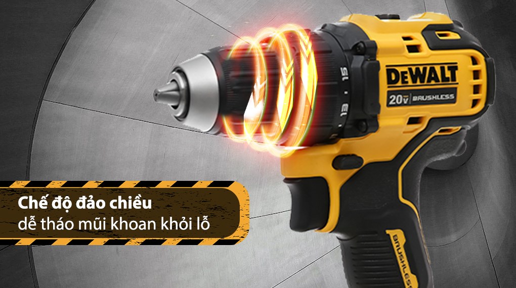 Máy khoan vặn vít pin Dewalt DCD708N-KR 20V (không kèm pin, sạc)