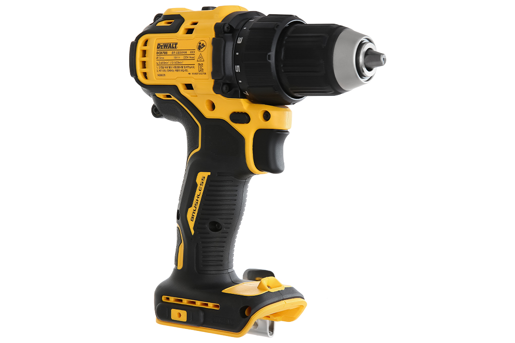 Máy khoan vặn vít pin Dewalt DCD708N-KR 20V (không kèm pin, sạc) Màu Đen - Vàng