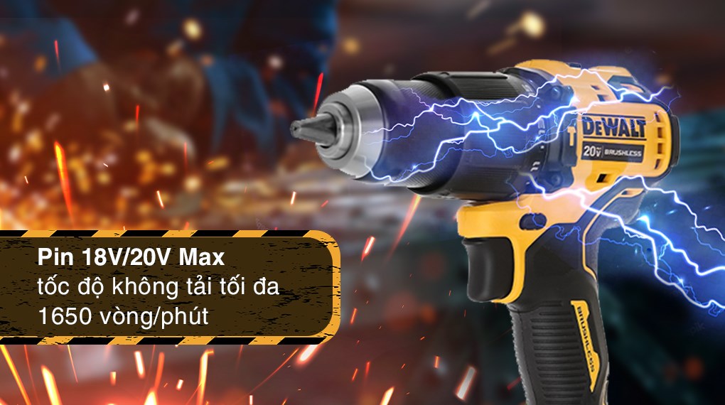 Máy khoan pin Dewalt DCD709N-KR 18V (không kèm pin, sạc)