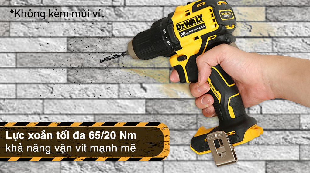 Máy khoan pin Dewalt DCD709N-KR 18V (không kèm pin, sạc)