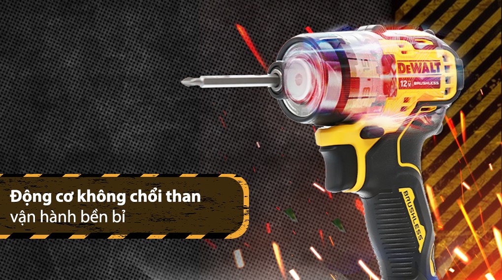 Máy khoan vặn vít pin Dewalt DCF601D2-KR 12V (2 pin 2 Ah, 1 sạc)