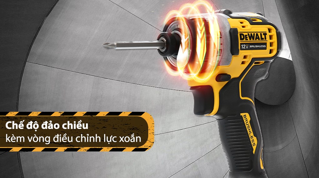 Máy khoan vặn vít pin Dewalt DCF601D2-KR 12V (2 pin 2 Ah, 1 sạc)