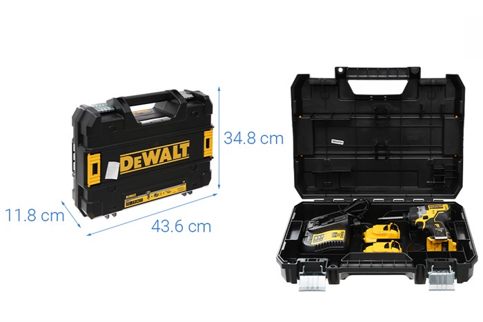 Máy khoan vặn vít pin Dewalt DCF601D2-KR 12V (2 pin 2 Ah, 1 sạc)