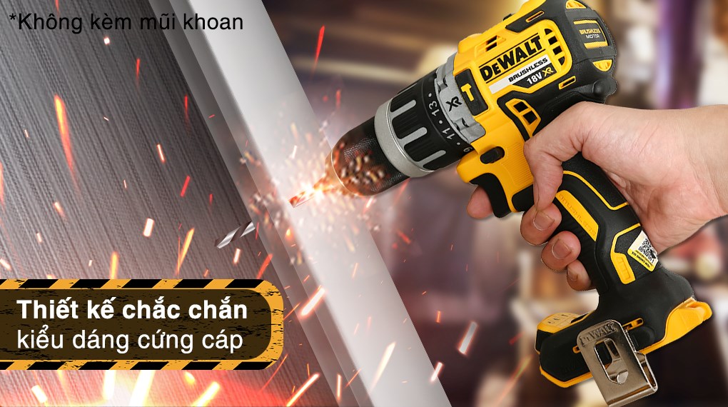 Máy khoan vặn vít động lực pin Dewalt DCD796N-KR 18V (không kèm pin, sạc)