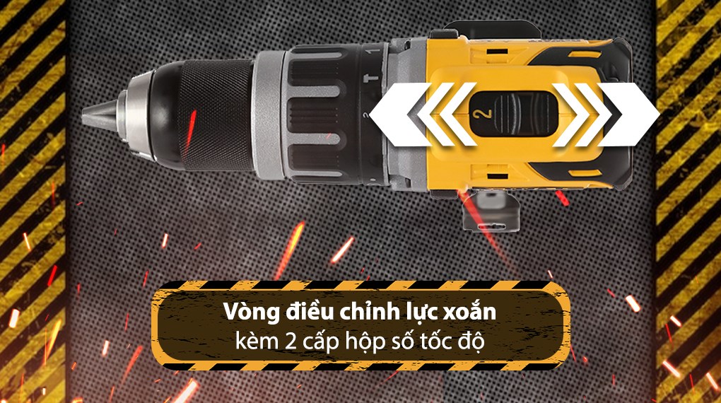 Máy khoan vặn vít động lực pin Dewalt DCD796N-KR 18V (không kèm pin, sạc)