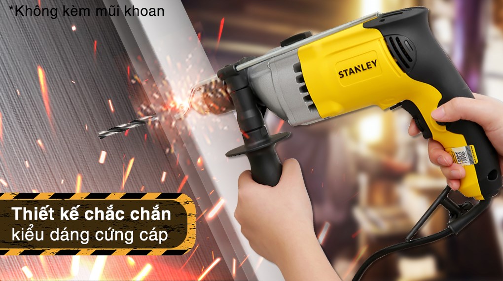 Máy khoan động lực điện Stanley STDH7213-B1 800W