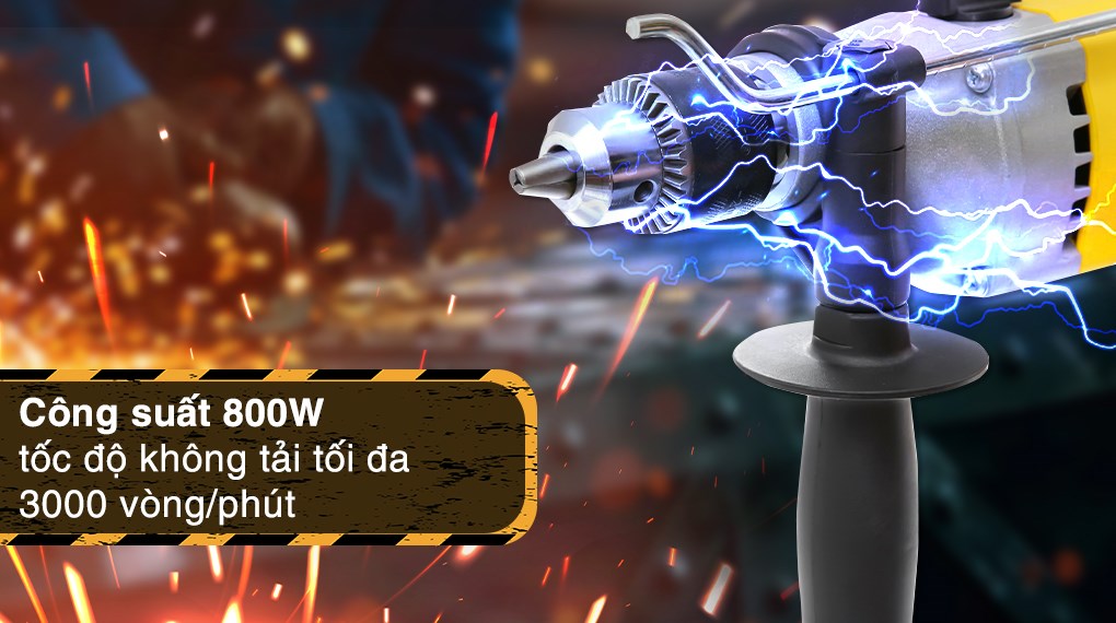 Máy khoan động lực điện Stanley STDH7213-B1 800W