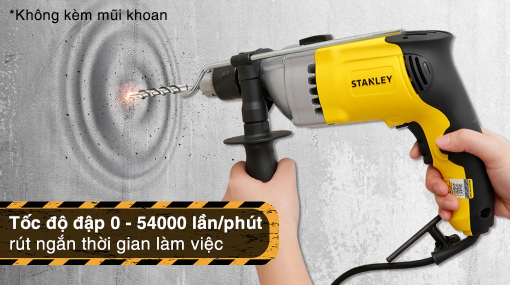 Máy khoan động lực điện Stanley STDH7213-B1 800W