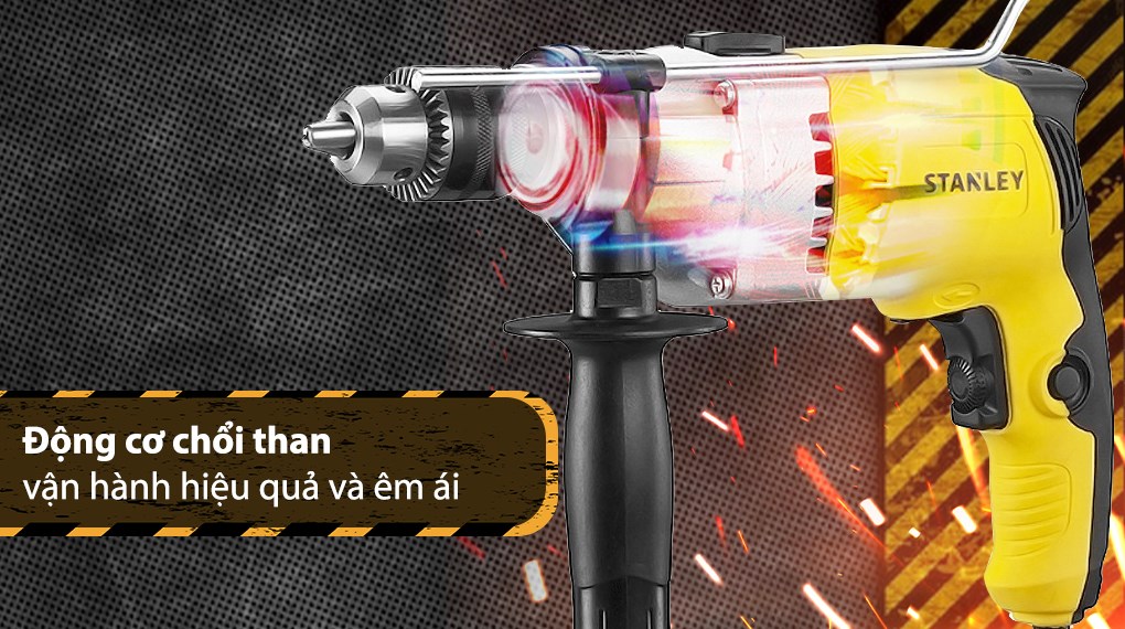 Máy khoan động lực điện Stanley STDH7213-B1 800W