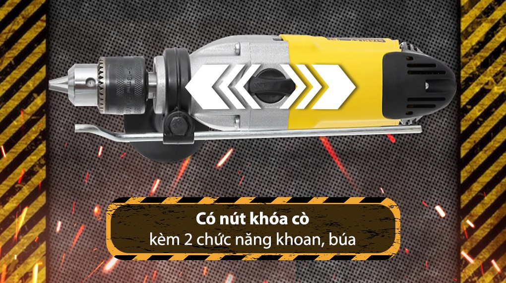 Máy khoan động lực điện Stanley STDH7213-B1 800W