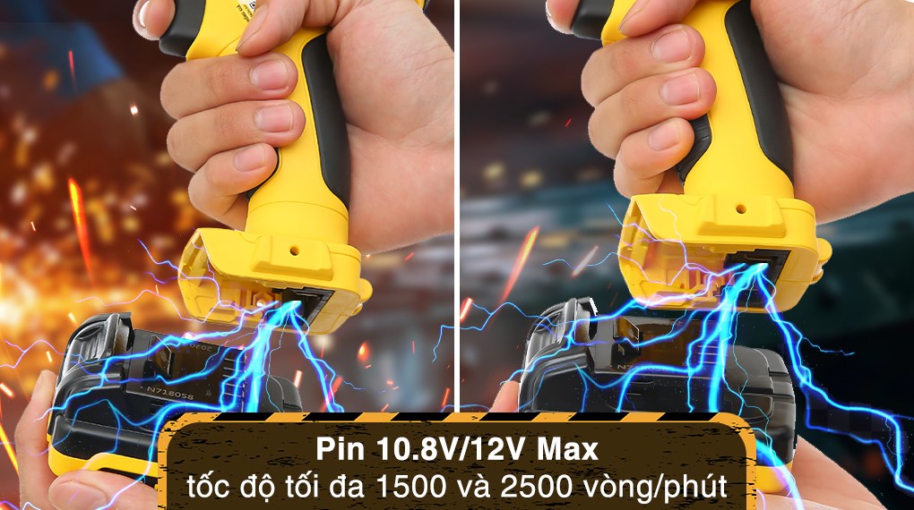 Bộ 2 máy khoan động lực pin Stanley SCHI121S2FK-B1 12V (2 pin, 1 sạc)