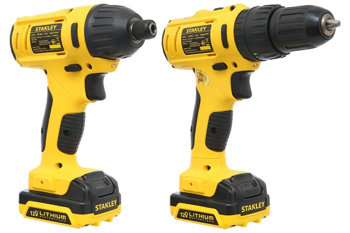Bộ 2 máy khoan động lực pin Stanley SCHI121S2FK-B1 12V (2 pin, 1 sạc)