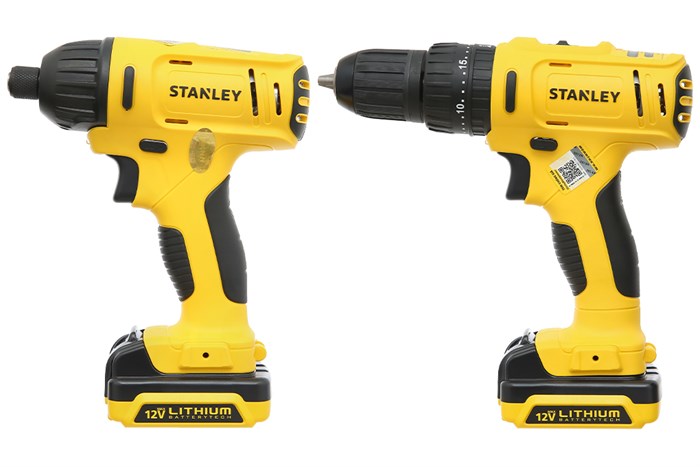 Bộ 2 máy khoan động lực pin Stanley SCHI121S2FK-B1 12V (2 pin, 1 sạc)