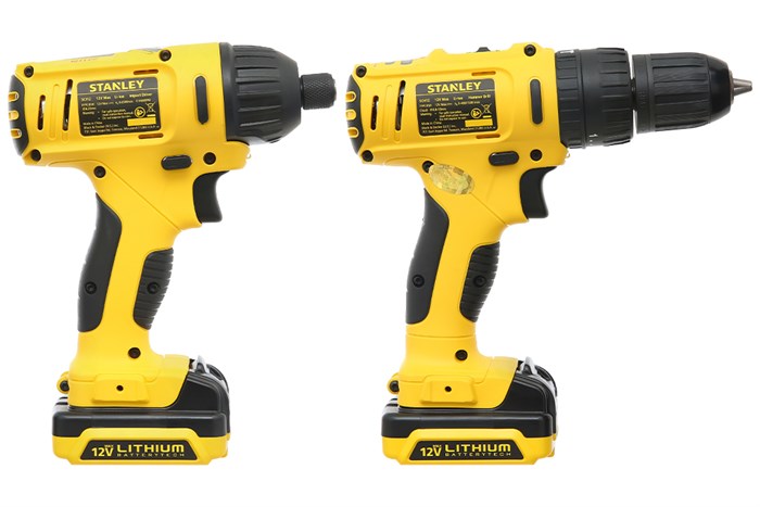 Bộ 2 máy khoan động lực pin Stanley SCHI121S2FK-B1 12V (2 pin, 1 sạc)