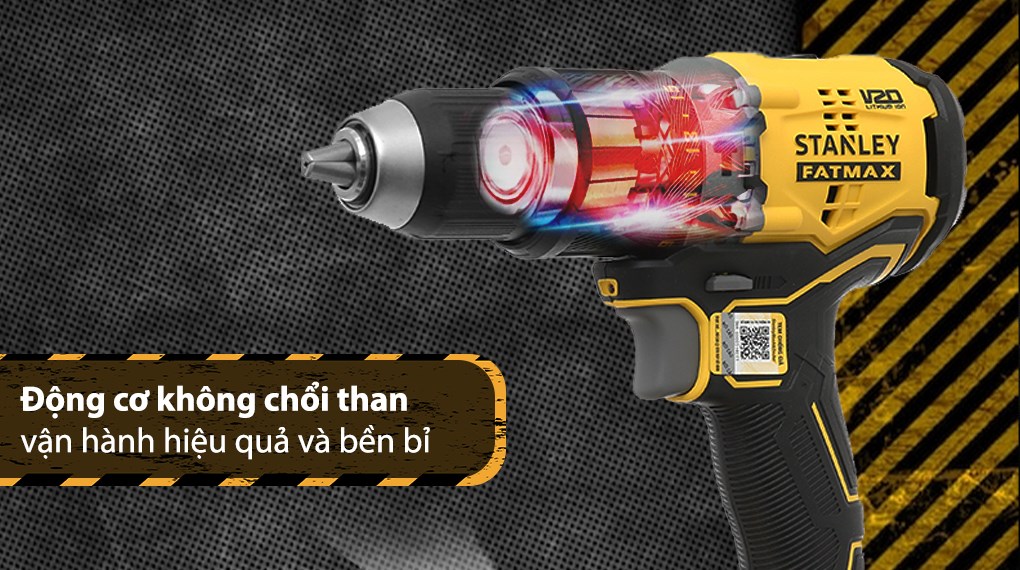 Máy khoan động lực pin Stanley SBD715D2K-B1 20V (2 pin 2 Ah, 1 sạc)