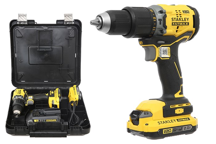 Máy khoan động lực pin Stanley SBD715D2K-B1 20V (2 pin 2 Ah, 1 sạc)