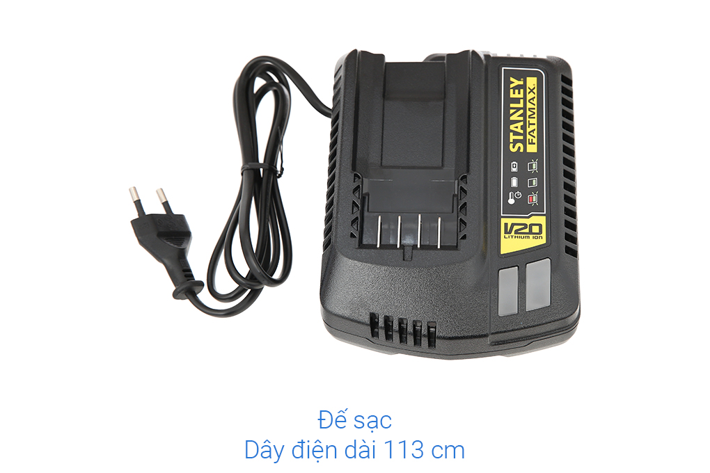 Máy khoan động lực pin Stanley SBD715D2K-B1 20V (2 pin 2 Ah, 1 sạc) Màu Đen - Vàng