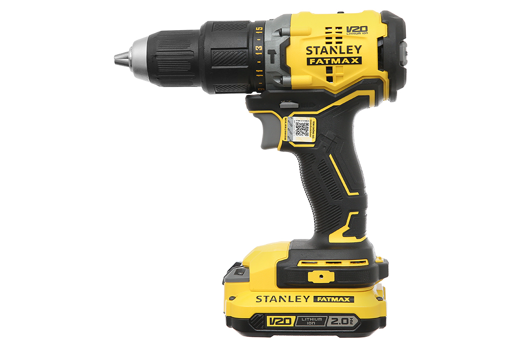 Máy khoan động lực pin Stanley SBD715D2K-B1 20V (2 pin 2 Ah, 1 sạc) Màu Đen - Vàng