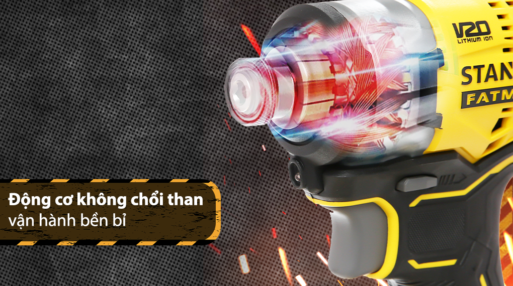 Máy vặn vít pin Stanley SBI810D2K-B1 20V (2 pin 2 Ah, 1 sạc)