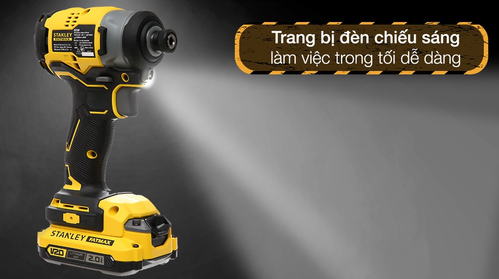 Máy vặn vít pin Stanley SBI810D2K-B1 20V (2 pin 2 Ah, 1 sạc)