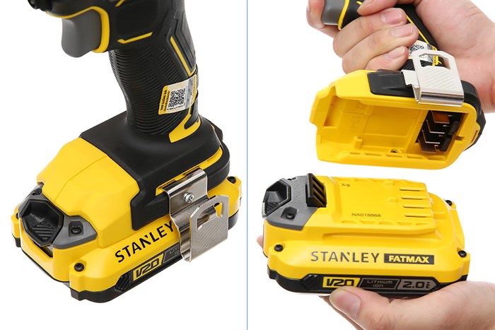 Máy vặn vít pin Stanley SBI810D2K-B1 20V (2 pin 2 Ah, 1 sạc)