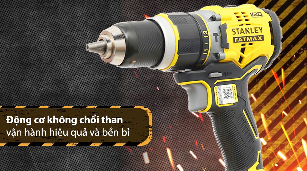 Máy khoan vặn vít động lực pin Stanley SBD721M2K-KR 18V (2 pin 4 Ah, 1 sạc)