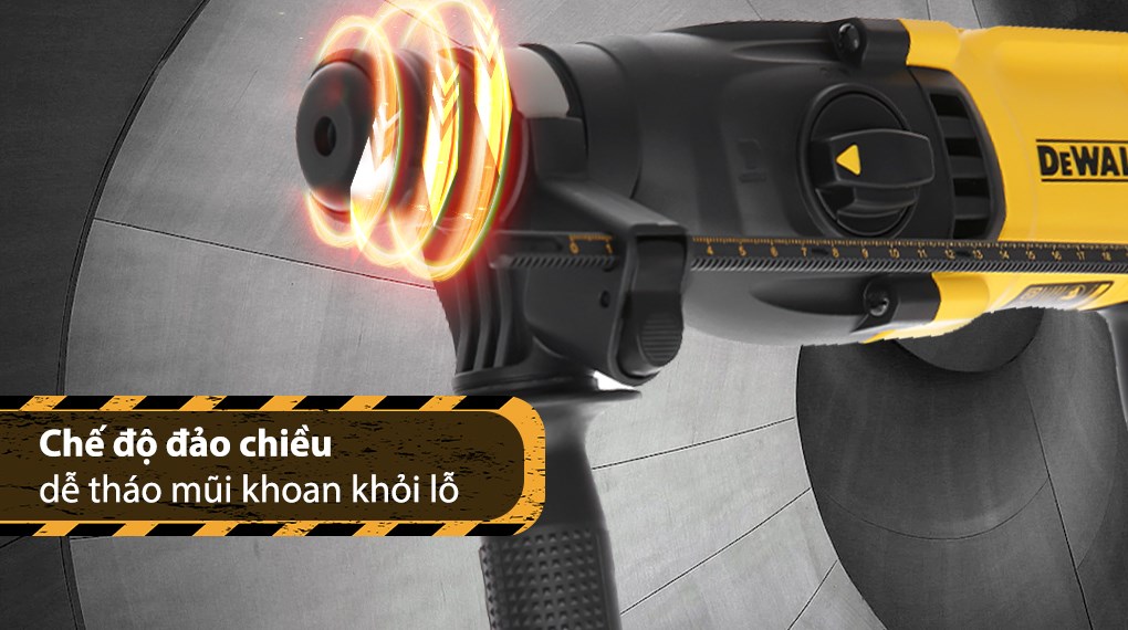 Máy khoan búa điện Dewalt D25032K-B1 710W
