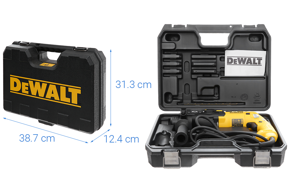 Máy khoan búa điện Dewalt D25032K-B1 710W - 9