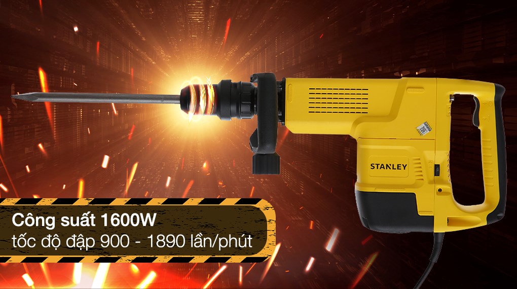 Máy đục bê tông điện Stanley STHM10K-B1 1600W