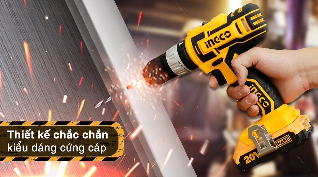 Máy khoan búa pin Ingco CIDLI2002 20V