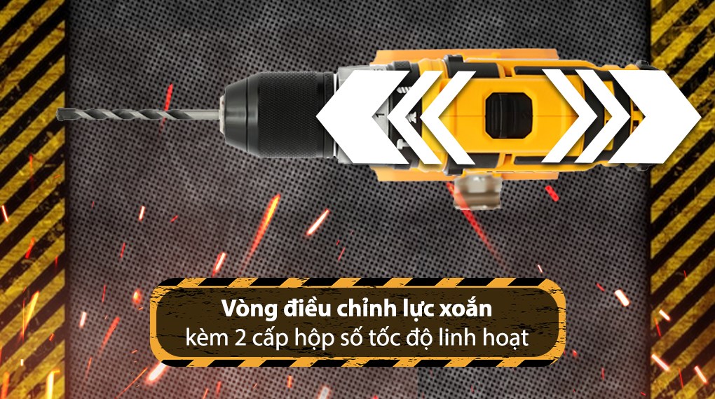 Máy khoan búa pin Ingco CIDLI2002 20V