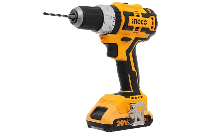 Máy khoan búa pin Ingco CIDLI20608 20V (2 pin) Màu Đen - Vàng
