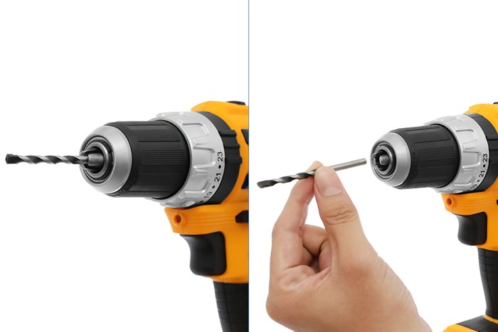 Máy khoan búa pin Ingco CIDLI20608 20V (2 pin) Màu Đen - Vàng