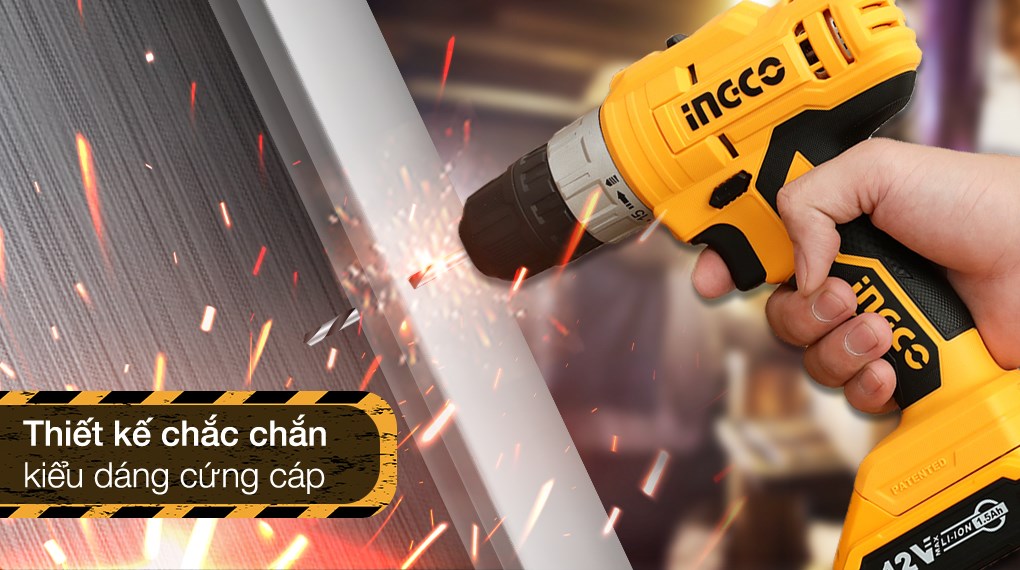 Máy khoan vặn vít pin Ingco CDLI1221 12V