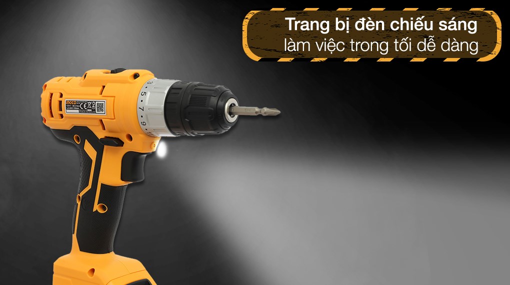 Máy khoan vặn vít pin Ingco CDLI1221 12V
