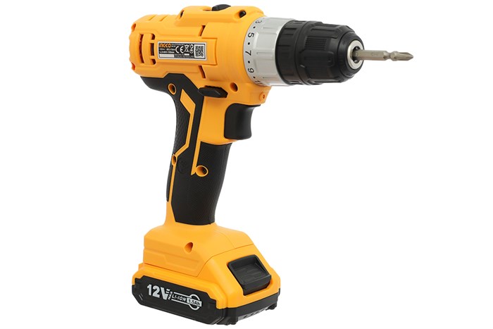 Máy khoan vặn vít pin Ingco CDLI1221 12V Màu Đen - Vàng