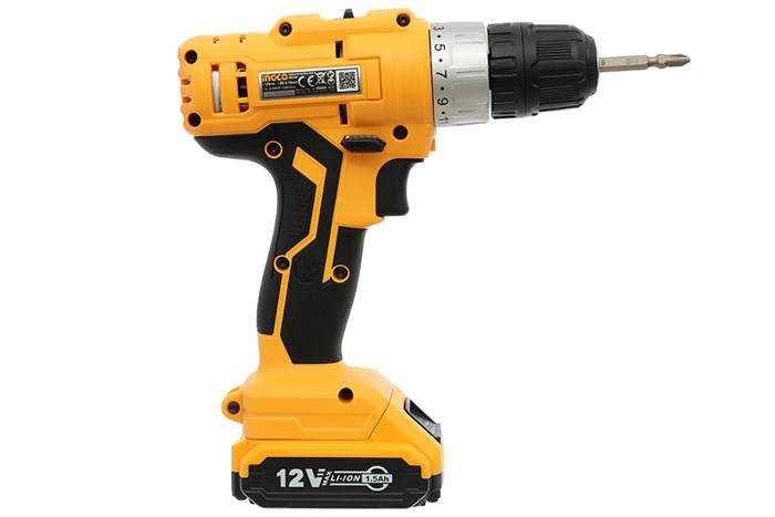 Máy khoan vặn vít pin Ingco CDLI1221 12V Màu Đen - Vàng
