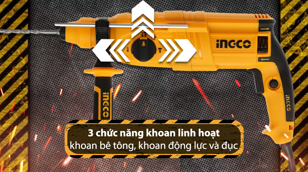 Máy khoan búa điện Ingco RGH9028 800W