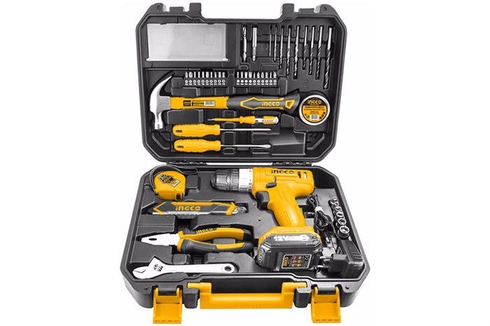 Bộ máy khoan pin Ingco HKTHP11271 12V (127 món)