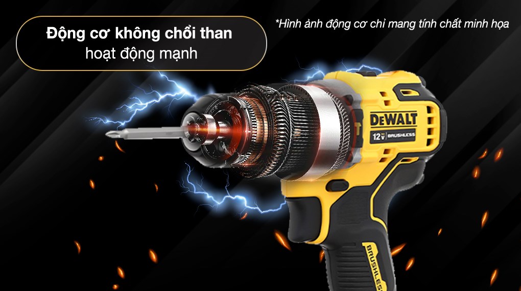 Máy khoan động lực pin Dewalt DCD706N-KR 12V (không kèm pin, sạc)