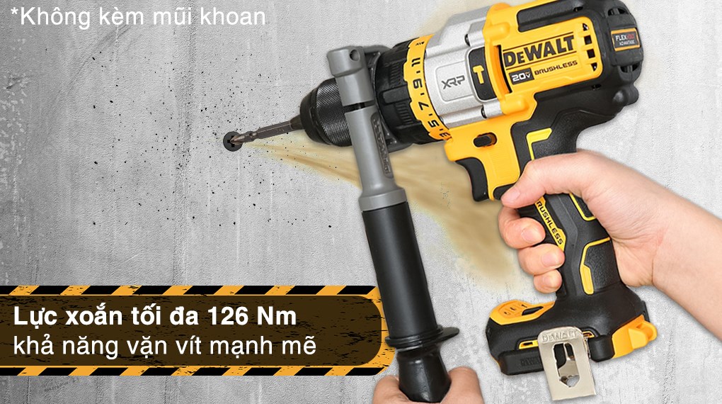 Máy khoan vặn vít động lực pin Dewalt DCD999N-B1 20V (không kèm pin, sạc)