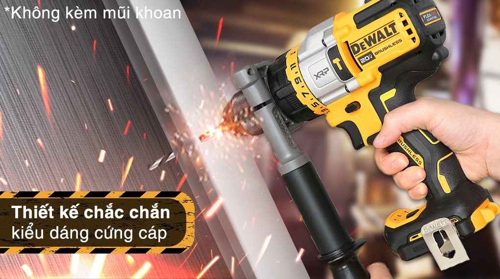 Máy khoan vặn vít động lực pin Dewalt DCD999N-B1 20V (không kèm pin, sạc)