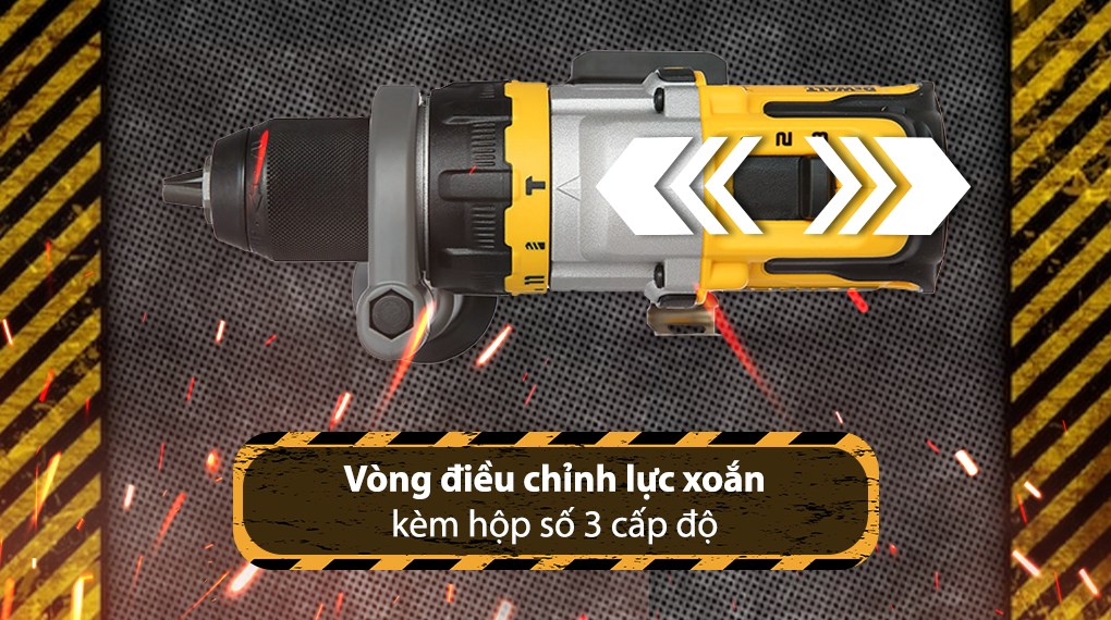 Máy khoan vặn vít động lực pin Dewalt DCD999N-B1 20V (không kèm pin, sạc)