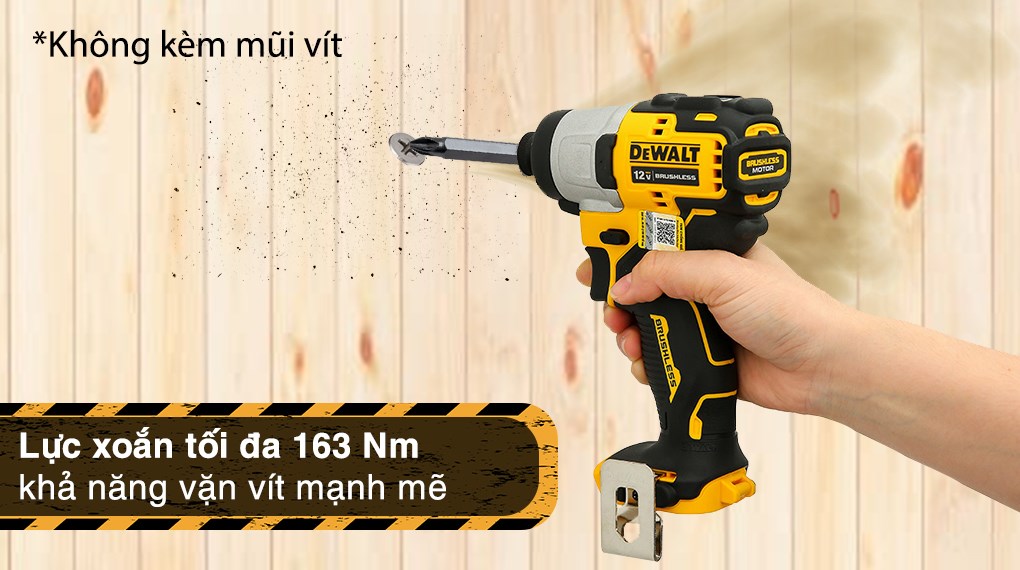 Máy vặn vít pin Dewalt DCF801N-KR 12V (không kèm pin, sạc)