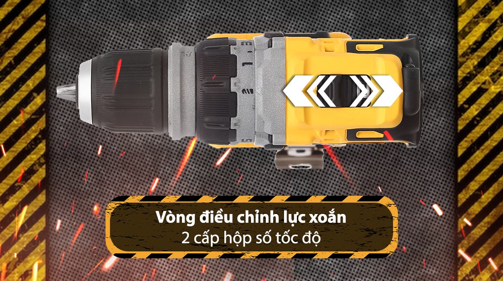 Bộ máy khoan đa năng pin Dewalt DCD703D2-B1 12V (2 pin, 1 sạc)