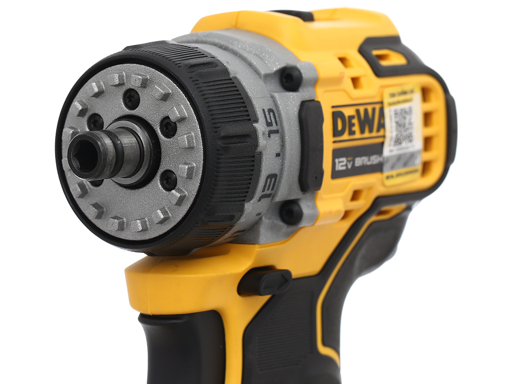 Bộ máy khoan đa năng pin Dewalt DCD703D2-B1 12V (2 pin, 1 sạc) Màu Đen - Vàng