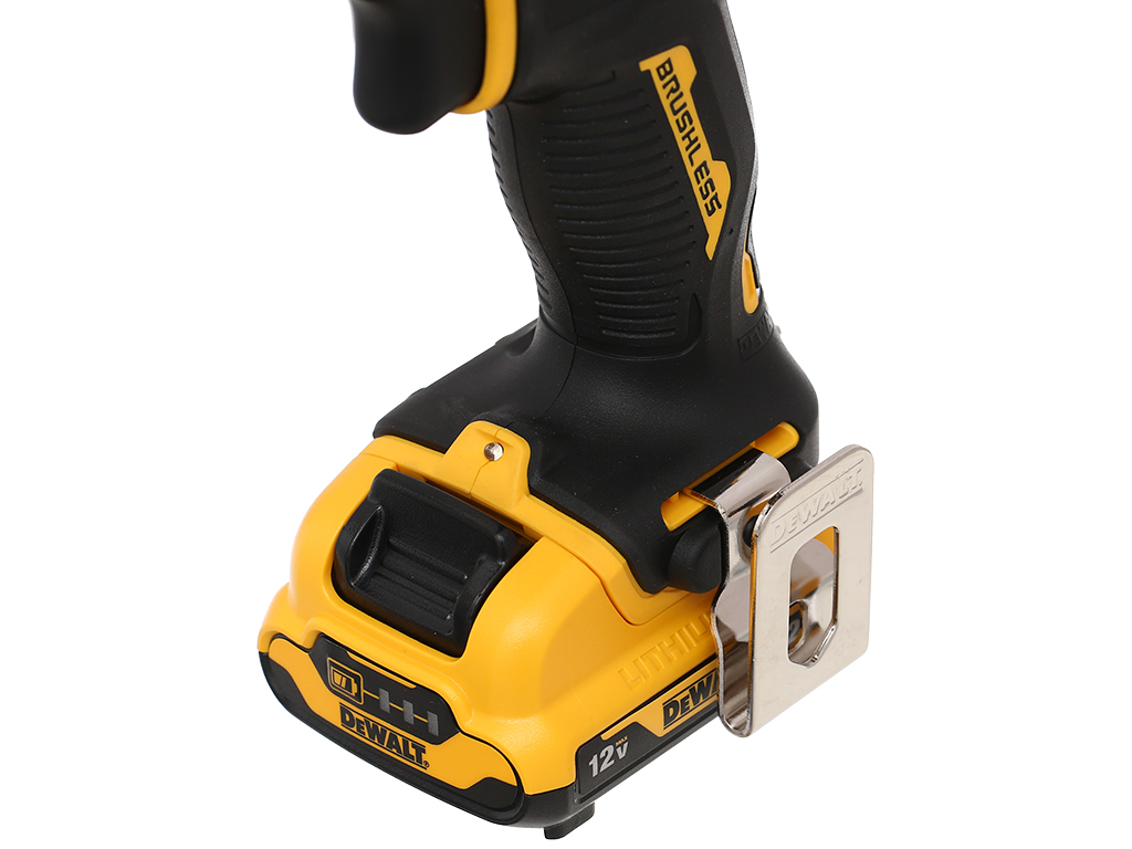 Bộ máy khoan đa năng pin Dewalt DCD703D2-B1 12V (2 pin, 1 sạc) Màu Đen - Vàng