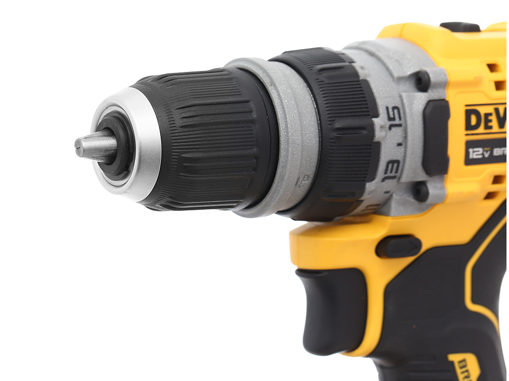 Bộ máy khoan đa năng pin Dewalt DCD703D2-B1 12V (2 pin, 1 sạc) Màu Đen - Vàng
