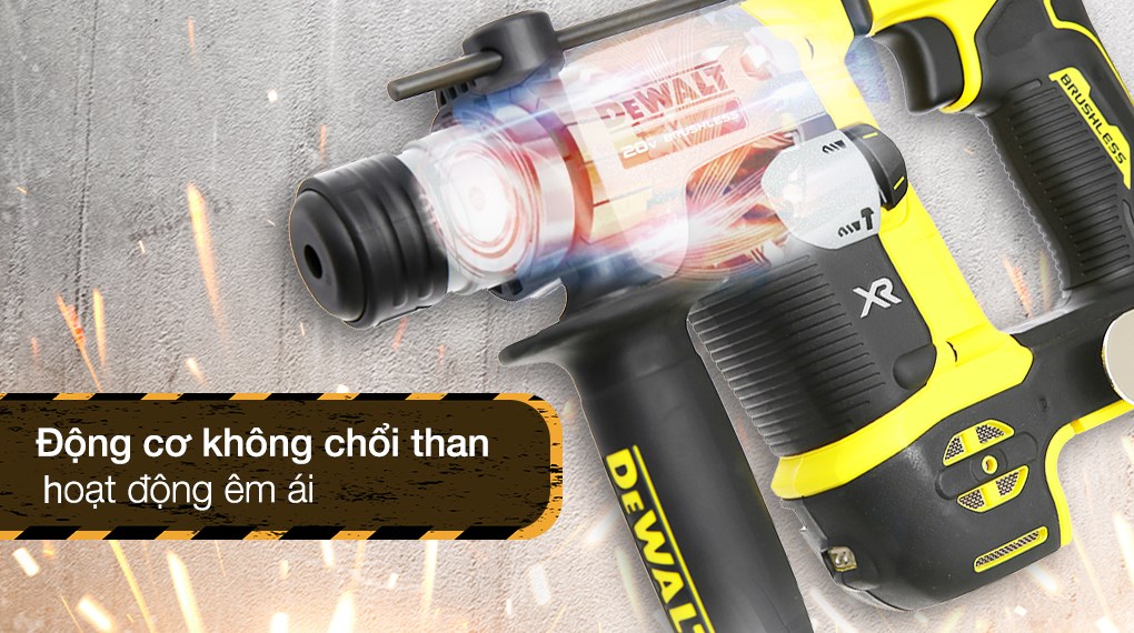 Máy khoan bê tông pin Dewalt DCH172N-KR 18V (không kèm pin, sạc)